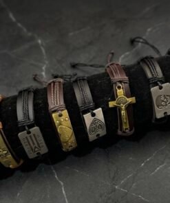 Pulseras de cuerina