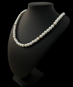 Alternative view of Cadena Collar Verano Blanca