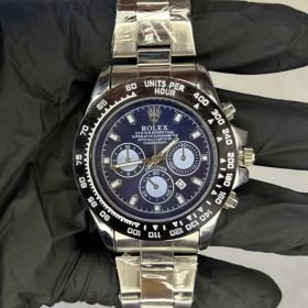 Reloj Rolex Daytona Plata Azul AA