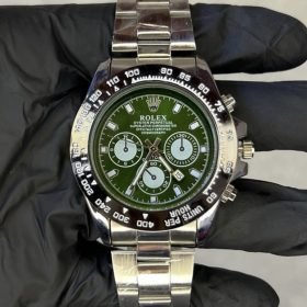 Reloj Rolex Daytona Plata Verde AA
