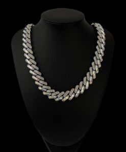 Cadena Cubana Double ICE Silver