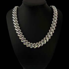 Cadena Cubana Double ICE Silver