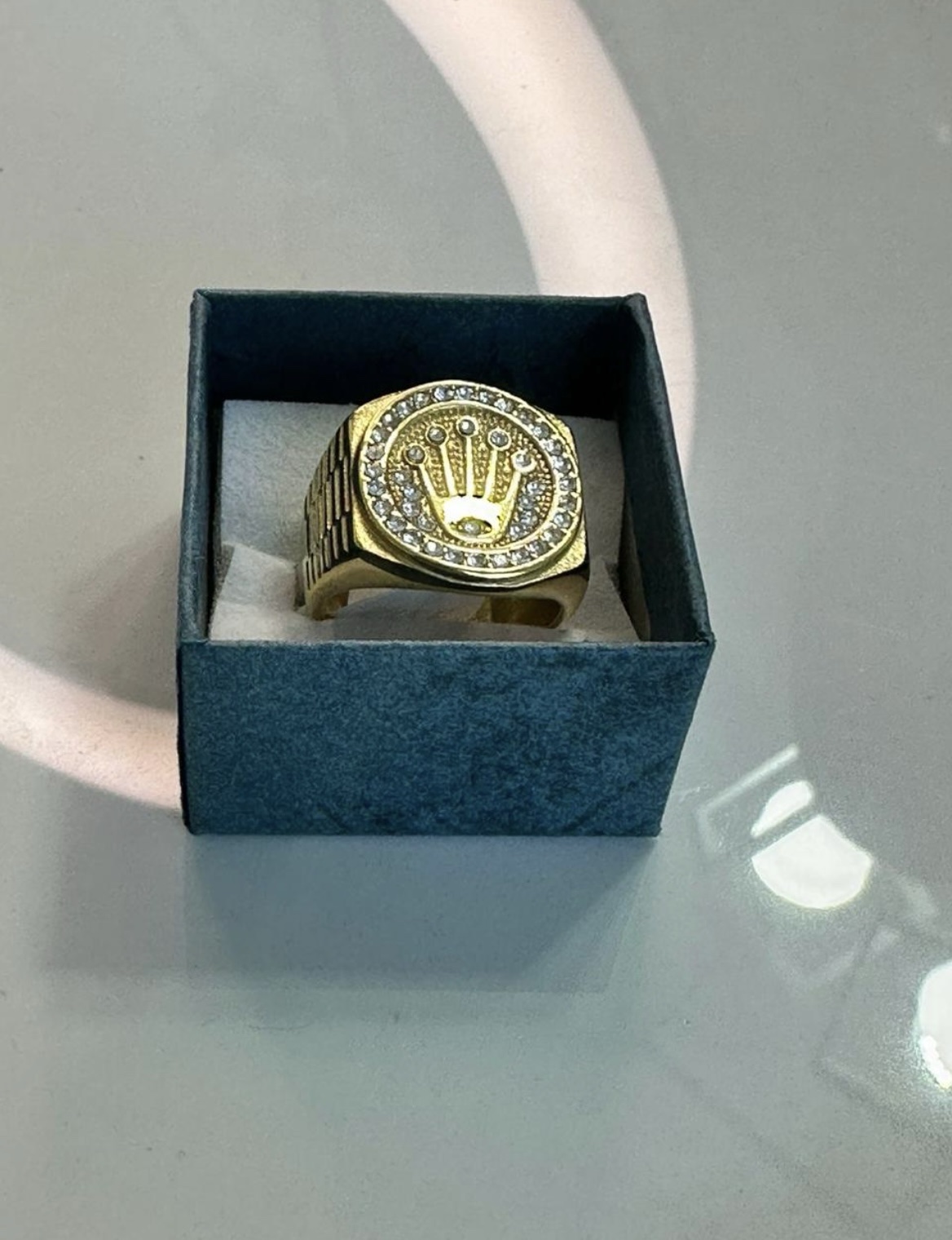 Anillo Rolex A1 Strass con Cajita
