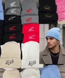 Gorros de Lana Bordados 1