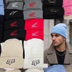 Gorros de Lana Bordados 1
