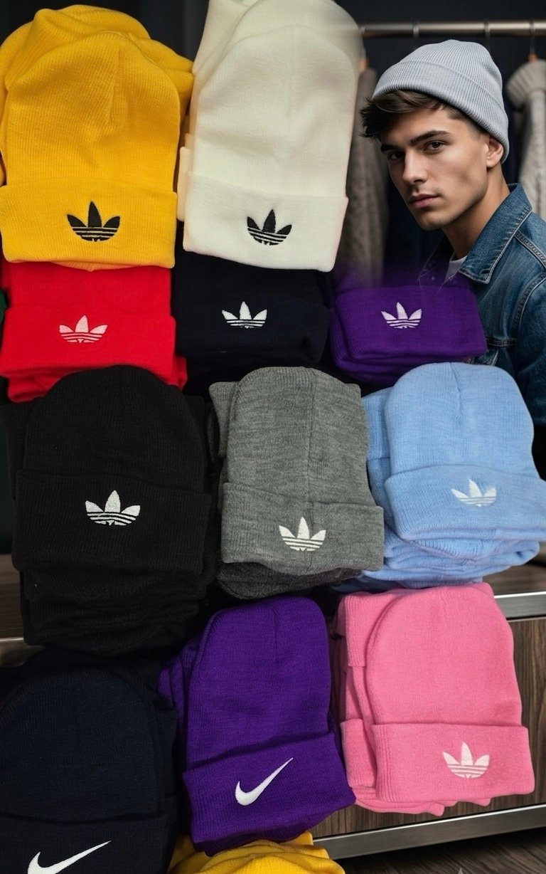 Gorros de Lana Bordados 5