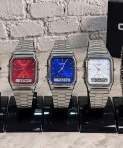 Reloj Casio AQS Black & Silver