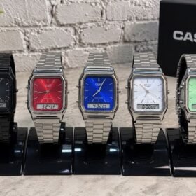 Reloj Cas AQS Black & Silver