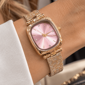 Reloj Velour Rose Gold