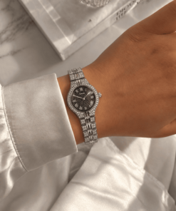 Reloj Amelie Silver Black