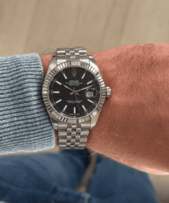 Reloj Rolex Datejust FB Silver Black AA